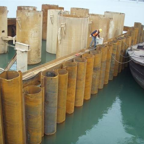 兴安盟钢护筒现场安装